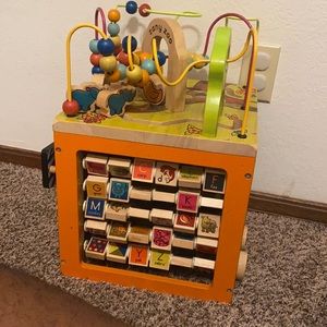 A zany zoo learning toy for children
